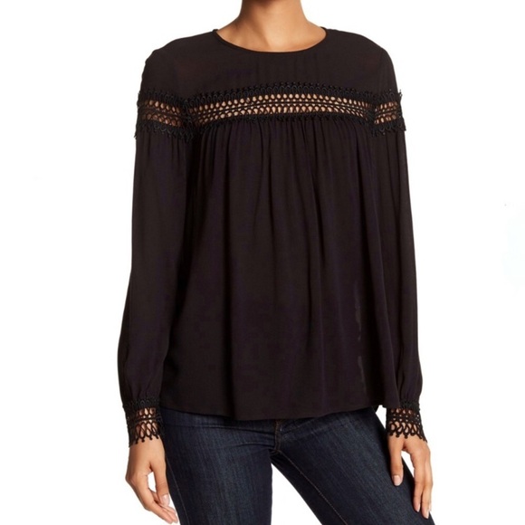NWT Anthropologie RO + DE Crochet Detail Top - Picture 1 of 6